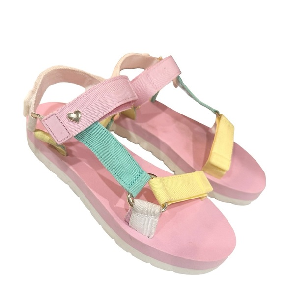 Women’s Stoney Clover Lane x Target Sport Sandals Pastel Shoes Size 9 - Picture 3 of 5
